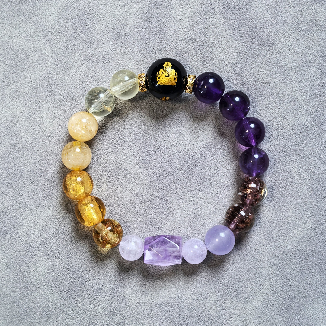 【Qiankun Daji】Exquisite Women's Bracelet, Crystal Healing Energy Bracelet (Loong Wuye Official Authentic Product)