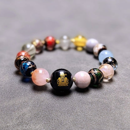 Small, round bangled bracelet, a prayer for good fortune, peace, and health. 【Loong Wuye Official Authentic Product】