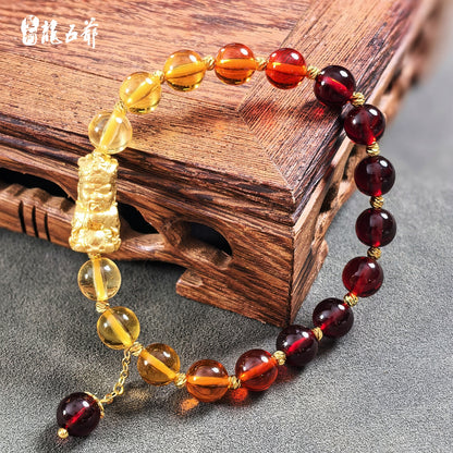 Soaring High (Clear Water Amber Bracelet)